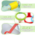 4pcs Plastic Baby Crib Pull Rings, Kids Walking Exercises Assistant Stand Up Rings for Infant Baby Toddler Practice Tool