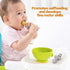 4 Pcs Toddler Utensils Set, Stainless Steel Childrens Silverware with Round Handle, BPA Free, Anti-Choke Design, Lite