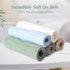 Arnzion Set 100% 20''x10'' 10 Pack Muslin Burp Cloths for Babies Cotton Baby Washcloths, Large Extra Absorbent and Soft
