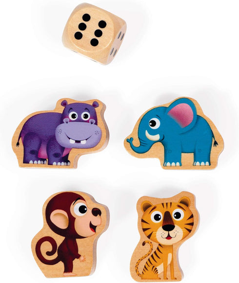 Janod Racing Board Game - Jungle!