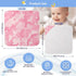 Pink Camouflage Baby Hooded Towel, Ultra Soft Absorbent Cotton Bath Towel for Newborn Toddler Boys Girls, 30 x 30 Inch