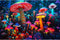 1000 Pieces Puzzle for Adults, Mushrooms Wooden Puzzle, Challenging Family Activity Gift, 29 x 20 in