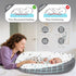 TEEAOE 024 Tummy Baby Lounger for Newborn Months, Portable Infant Seat with Ergonomic Support, Breathable Cotton Baby
