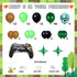 Video Game Birthday Party Balloon Arch Kit - Green Video Game Controller Balloons for Kids Boy Game Birthday Decorations