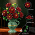 Set, 1482 12+ PLAXSOON Dahlia Flowers Building Flower Bouquet Gift for Mothday Day Botanical Collection Building Block