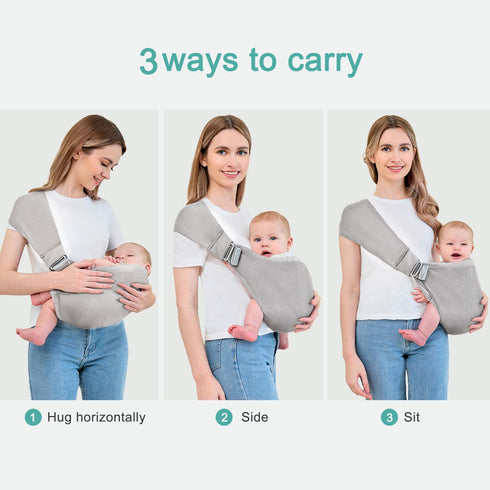 bebless Cozy 0-36 Baby Carrier - Ergonomic, and Lightweight Carrier for Months, Effortless to Put On, Ideal
