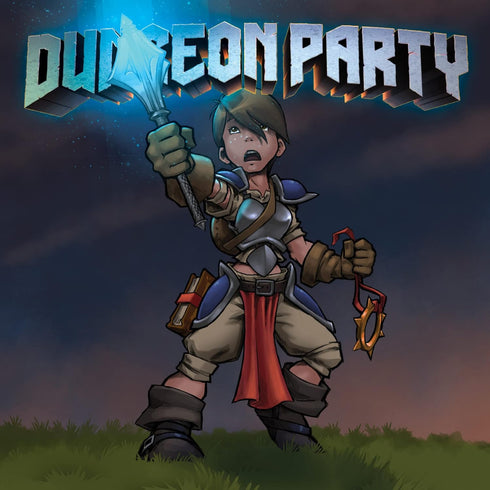 Dungeon Party - Starter Pack: Forbidden Games, Coin Bouncing Role-Playing Card Game, Ages 10+, 1-6 Players