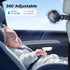 VETIFINAL 3-Speed Summer Portable Stroller Mini Fan - Flexible Personal Fan Clip on for Bed Sleep, Rechargeable Battery