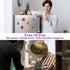 Worgree DIY Wooden Magnets, 36 pcs Art Craft Supplies Painting Kit for Kids Party Favors for Ages 4-12 Birthday Easter