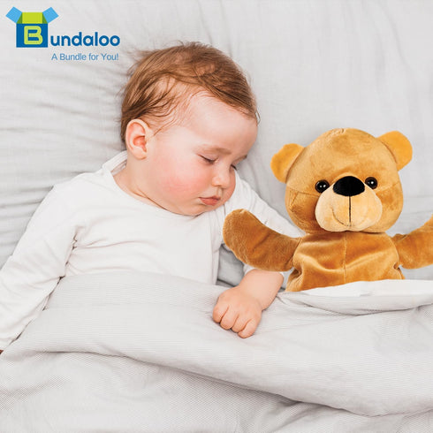 Bundaloo Animated Clapping Bear Stuffed Animal for Kids