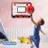 Indoor Basketball Hoop Set for Kids Adults, Pro Mini Basketball Hoop for Door Wall with 4 Balls Toy Gift for Boys Girls.