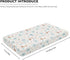 Streeyiu 52x28x8 Giraffe Baby Crib Sheets for Boys Girls Elephant Fitted Crib Sheet for Standard Crib and Toddler