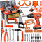 Kids Tool Set Zealous 48 pcs Toddler Tool Set with Tool Box