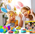 MGparty 12 Pack Prefilled Easter Eggs with Car Toys for Kids Toddlers Bulk Plastic Eggs Pull Back City Truck Vehicles