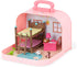 Li’l Woodzeez Bunk Beds Playset - Compact Travel Suitcase with Dollhouse Furniture & Accessories for Kids Age 3+