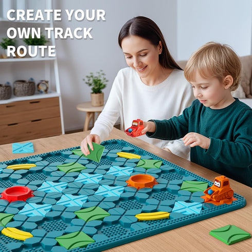 Large Size Kids Toys STEM Board Games - Educational Brain Teasers Puzzles, Preschool Learning Montessori Maze Gifts Age