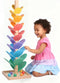 Wooden Marble Run Music Tree, Tumble Leaf Montessori Rainbow Singing Tree with