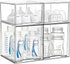 Baby Bottle Storage Organizer: Clear Stackable Storage Drawers, Acrylic Bottles Station Organizer