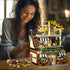 City Coffee House Building Set with Light, 1173 PCS Cafe Shop Building Block Toy with Ordering Counter and Baking Room