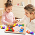 FFTROC Wooden Puzzles for Kids Ages 4-10, Thick Colorful 3D Russian Blocks and Brain Teaser Tangram Jigsaw STEM