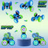 6-12, 360 4WD 8-10, Hamdol RC Cars Toys for Kids Ages Spinning Double-Sided Remote Control Car with LED Lights