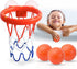 Bath Toys - Bathtub Basketball Hoop for Kids, Mold Free with 3 Balls, Strong Suction Cup for Toddlers