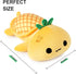Onsoyours Cute Pineapple Turtle Plush, Soft Stuffed Animal Pillow for Kids, 13"