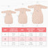 3-6 Transitional Baby Swaddling Sack with Arms Up Length Sleeves Mitten Cuffs Months Wearable Swaddling Blanket