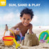9 Pack Set 3 3 3 4-8 Summer TOY Life Sand Buckets Toys with Collapsible Beach Buckets Shovels and Rakes, Toddlers Beach