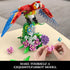 Set, 2 1 14+ (1176 Vziimo Parrot Floral Building MOC Flower and Parrot Collectible Table Art Kit, Creator in Animals