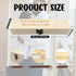 Xtlonbom Pregnancy Test Keepsake Box,Baby Footprints Wooden Pregnancy Test Gift Box Pregnancy Announcement Gifts Box