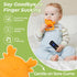 3-18 Set, Teething Toys Months Baby Teether Toy Toddler Remote Teether for Babies Silicone Hand Teether Mitten Control