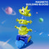 3-5 5-7 Set 3-8 MSKOLER Magnet Robot Toys for Kids - Magnetism Stacking Transform Boys Toys for Ages with Storage Box