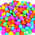 518 -2.36" 18 NEWBEA Easter Eggs Bright Colors Plastic Easter Eggs Empty Include Golden Eggs Perfect for Eggs