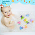 12 PCS Prefilled Easter Eggs with Rubber Duck Toys, Easter Basket Stuffers, Easter Egg Fillers, Bath Toy Squirters