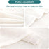 6 Pack, 10x10 inch Baby Washcloths Heavenly Soft Small White Wash Cloths for Face and Body, Gentle & Safe Face Towel on