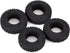 4Pcs 85mm Soft Rubber Terrain Wheel Tires Set for 1/10 RC Crawler Car Axial AX90069 D90 TF2 Tamiya CC01