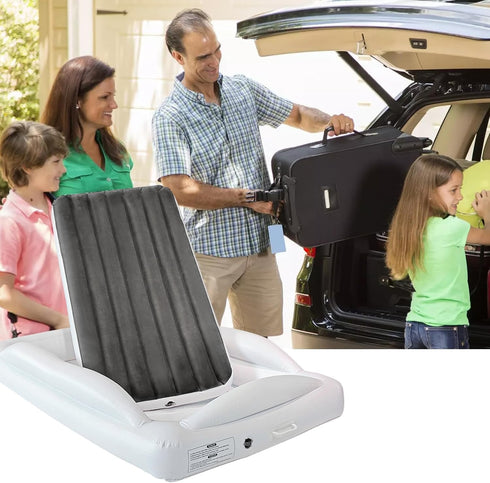 RAUMRIGGE 61 Inches Cozy Set Inflatable Toddler Travel Bed - With Pillow Portable Toddler Bed for Travel with Safety