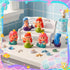 24 2.36 inch Leyndo Pcs Rubber Mermaid Decoration Small Squeaky Mermaid Toy for Fish Tank Dashboard Fairy Garden