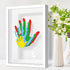 Omrhvi Family Handprint Kit, Hand Prints Keepsake Frame, DIY Craft Gift for New