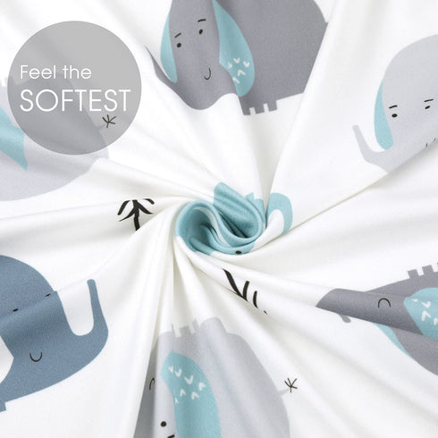 Stretchy Ultra Soft Fitted Bassinet Sheets, 2 Pack Universal Sheets for Rectangle, Oval, or Hourglass Mattresses