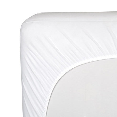 Sealy Cooling Moisture Wicking Waterproof Fitted Toddler Bed Mattress Pad Cover, 52" x 28" - White