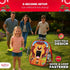 2-in-1 5-Second Setup Set Set Swooc Games - Safari Sling | Bean Bag Toss Game for Kids | Kids Cornhole Game | Outdoor