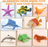 46 Pack Mini Ocean Sea Animals Toys, Assorted Vinyl Plastic Figures for Kids Party Favors