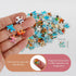 MISITU Small Jigsaw Puzzles for Adults, 150 Pieces Mini Puzzles with Balloons Birthday Themes, 4 Packs Travel Puzzles