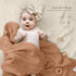 3Pack(Olive) lulumoon Muslin Swaddle Blanket Baby - Cotton Swaddling Blanket Soft Baby Receiving Blankets Neutral