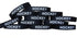 Novel Merk 12-Piece White Text Black Hockey Party Favor & School Carnival Prize Silicone Wristband Bracelet