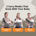 Lujifo 6 48 Baby Sling Carrier, Lightweight Portable Baby Carrier for Toddlers, Toddler Sling Carrier with Adjustable