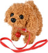 WorWoder Plush Teddy Toy Puppy, Electronic Interactive Pet Dog for Kids, Walking Barking Companion Animal