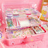 DIY Sticker Kit - Waterproof Cartoon Stickers with Box for Kids and Teens, Reusable Decoration for Water Bottle,